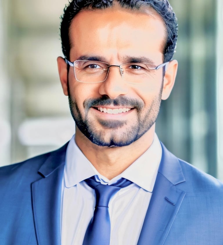 A portrait of trainer Fadi Elghattis