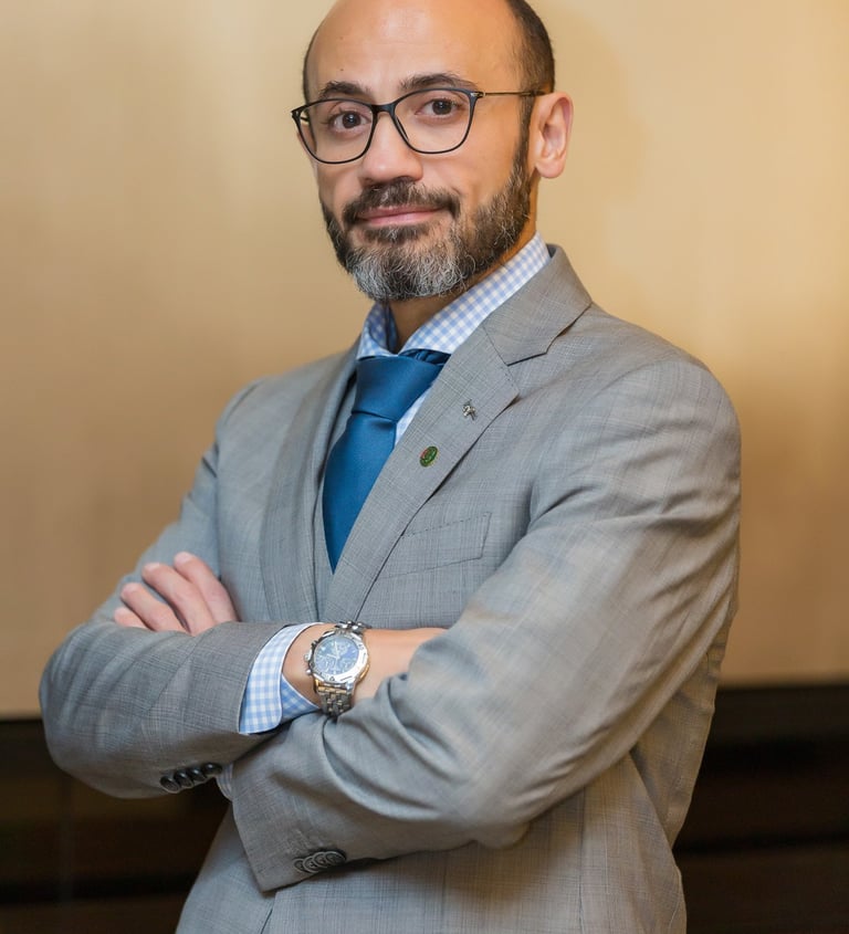 A portrait of trainer Mazen Edlibi