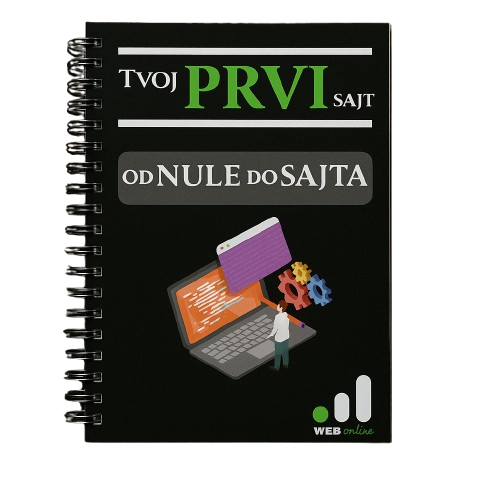 Besplatan E-book Tvoj prvi sajt