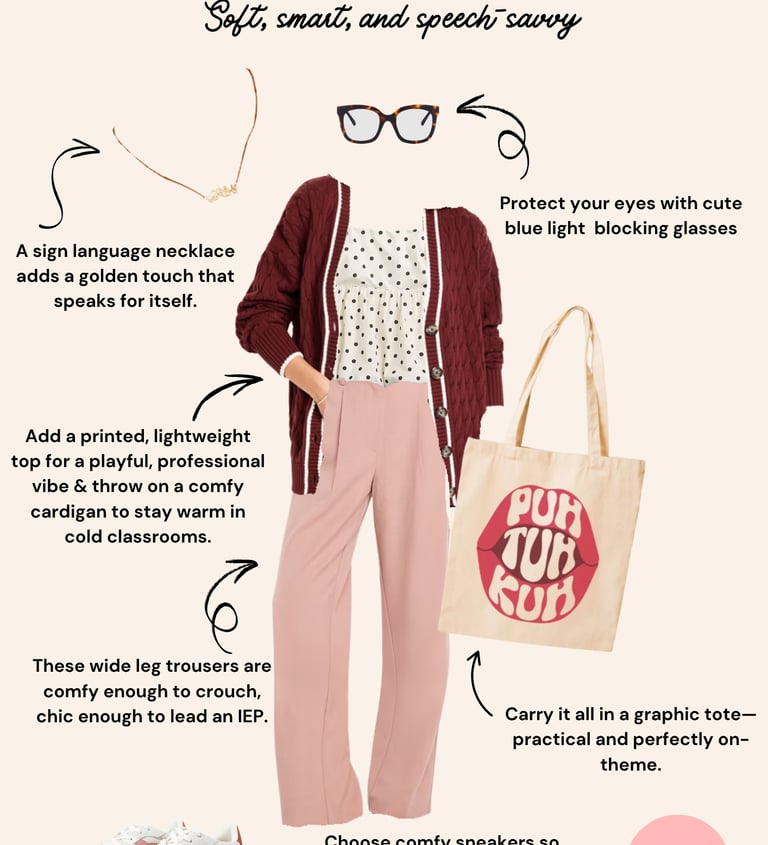 back to school outfits for SLPs