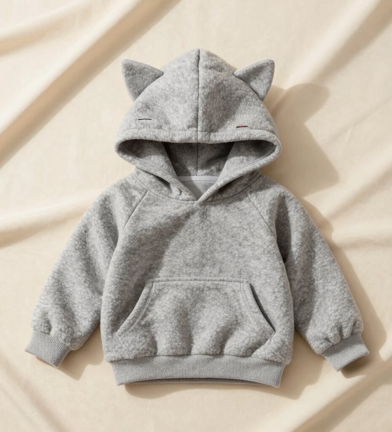 sudadera gris para gato