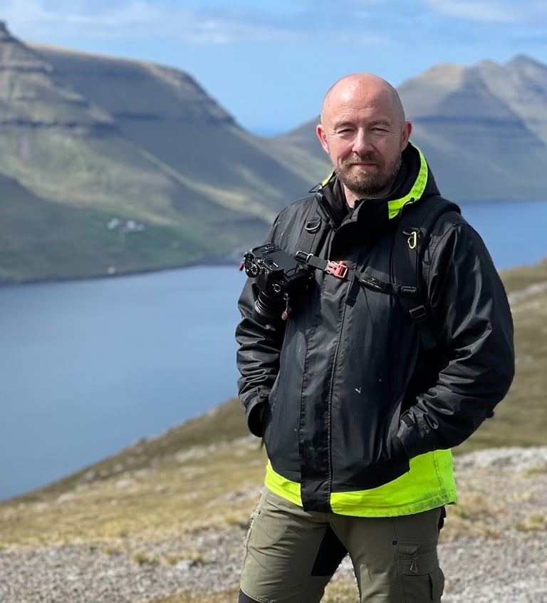 A self portrait of Bogi Olsen Photography