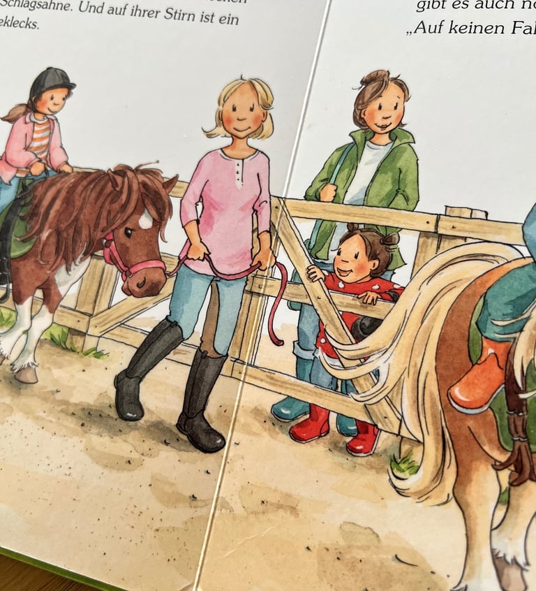 Einblick in das Buch Mein erster Tag auf dem Ponyhof