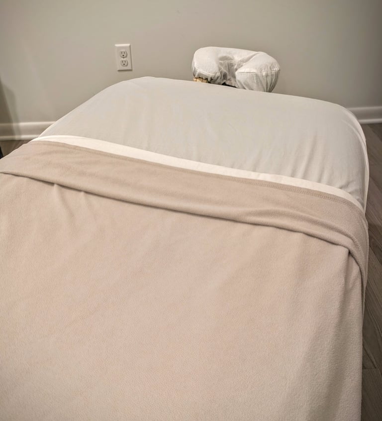 Massage therapy table with face cradle