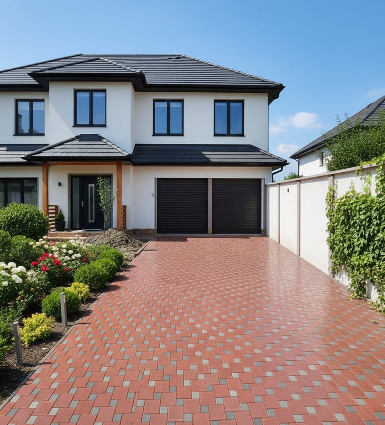 Model de montaj pentru pavaj Antico Modern, combinație de nuanțe pentru efect natural