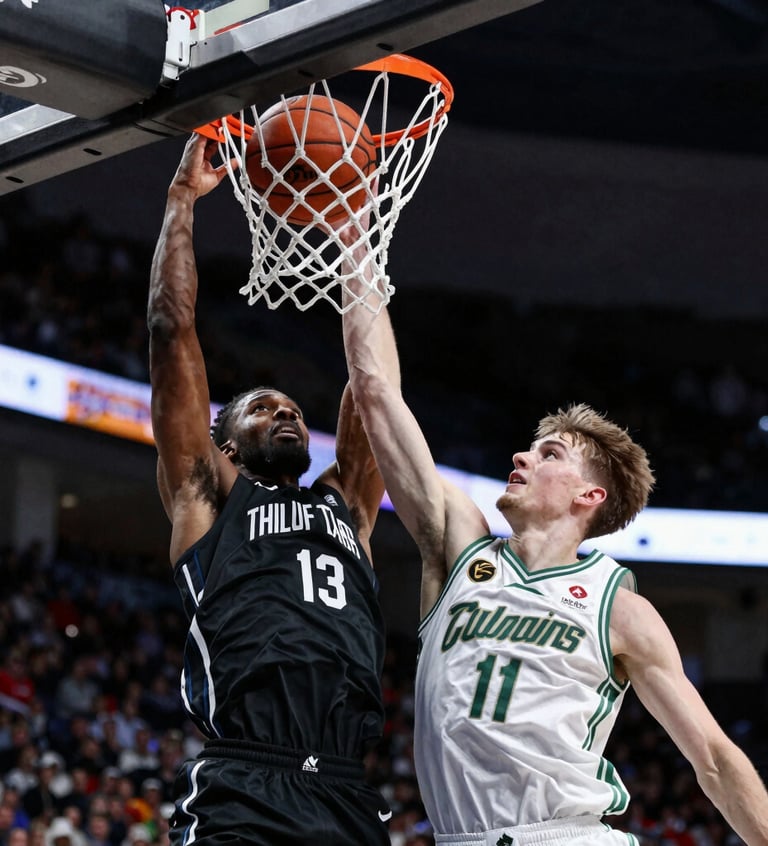 Close-up of a soccer player mid-kick with intense focus during a live match.