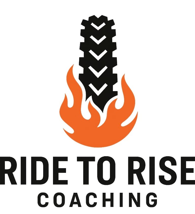 GJ Silver Ride to Rise coaching logo for intensity integration, regulation, ADHD support, and performance coaching.