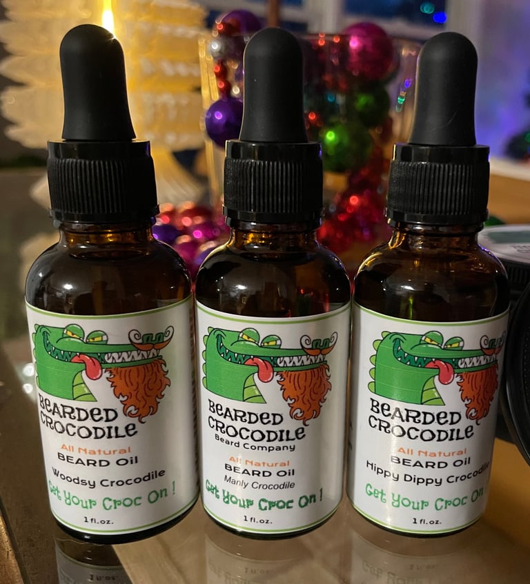 Bearded Crocodile Beard Company beard oil