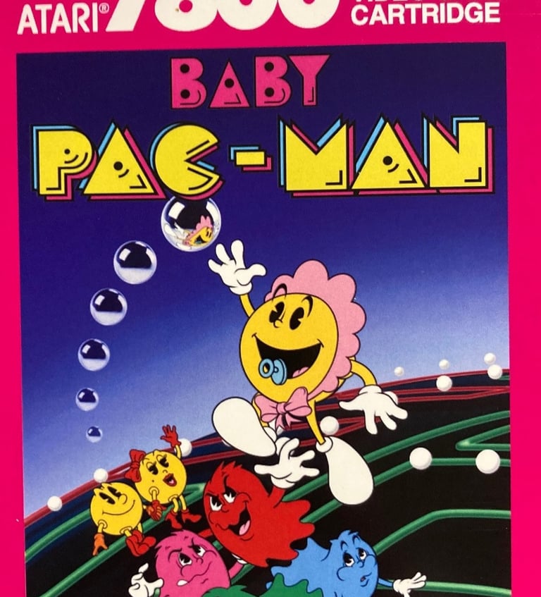 Baby Pac-Man Atari 7800 Homebrew