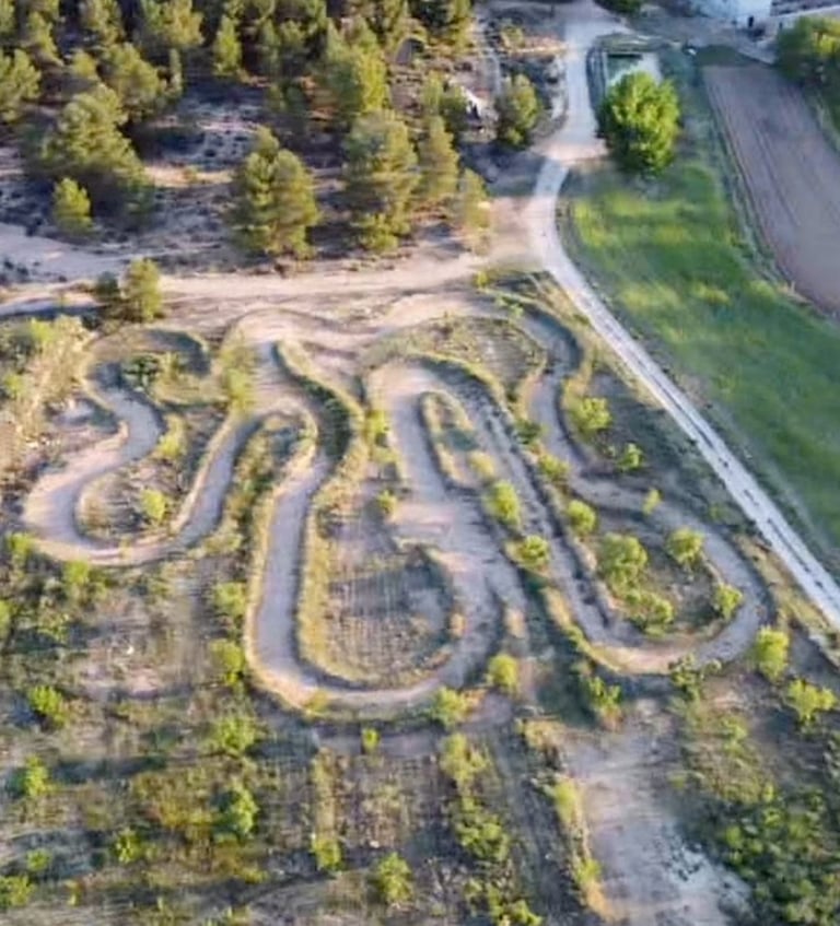 Circuito para bicicletas de montaña