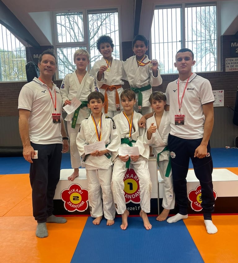 Judo Club Amstelveen succesvol bij het Groot Amsterdams kampioenschap