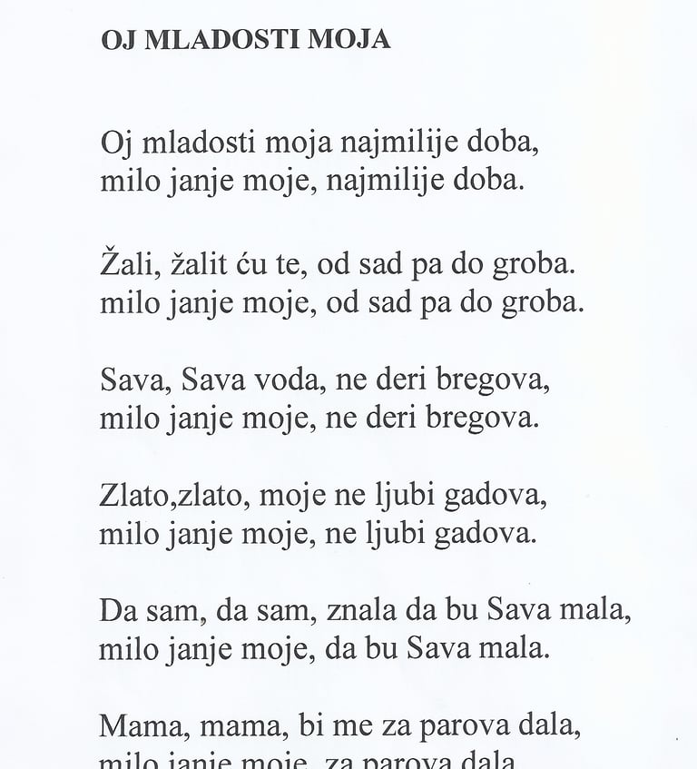 OJ MLADOSTI