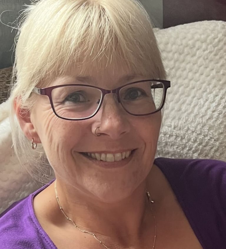 Sally Adams, a qualified counsellor and Chartered Psychologist