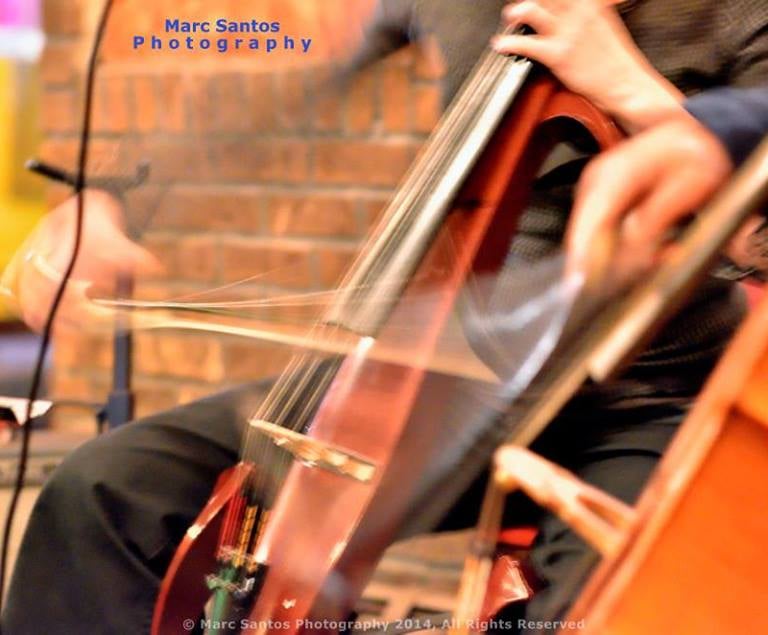 2 cellists, photo by Marc Santos