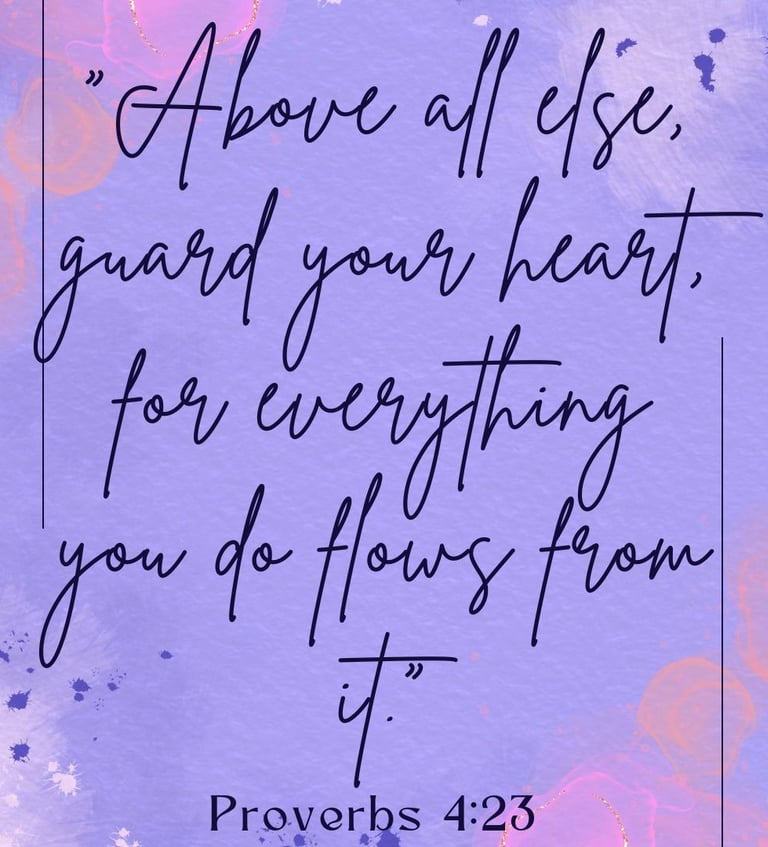 a Bible verse from Proverbs