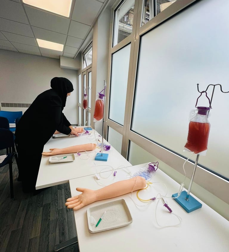 The phlebotomy trainer - group class