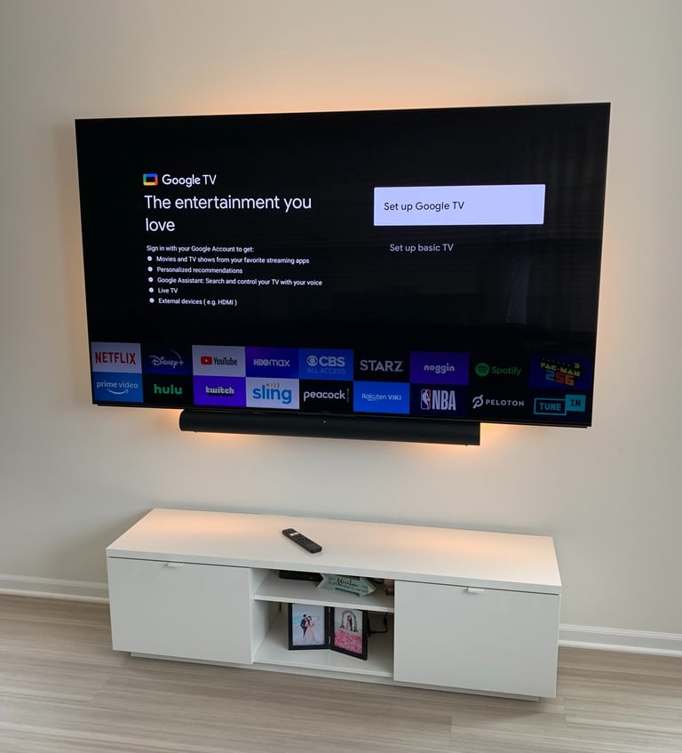 Television Soundbar Hidden Concealed Wiring