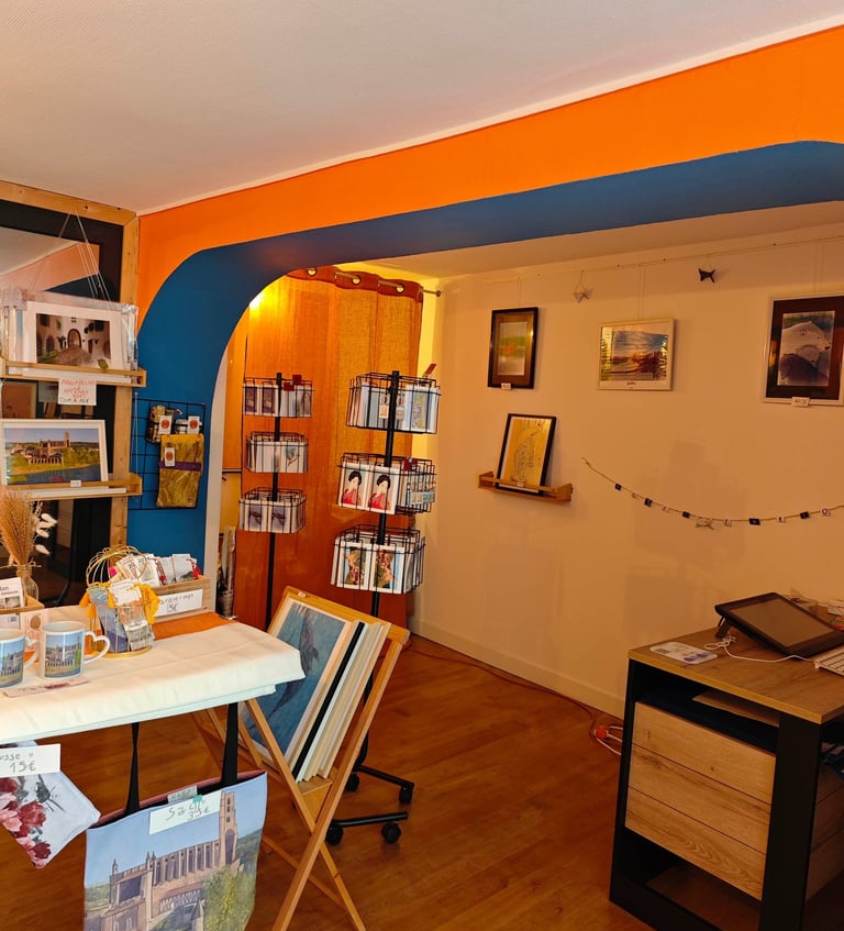 Intérieur de la boutique Julid'y Illustration
