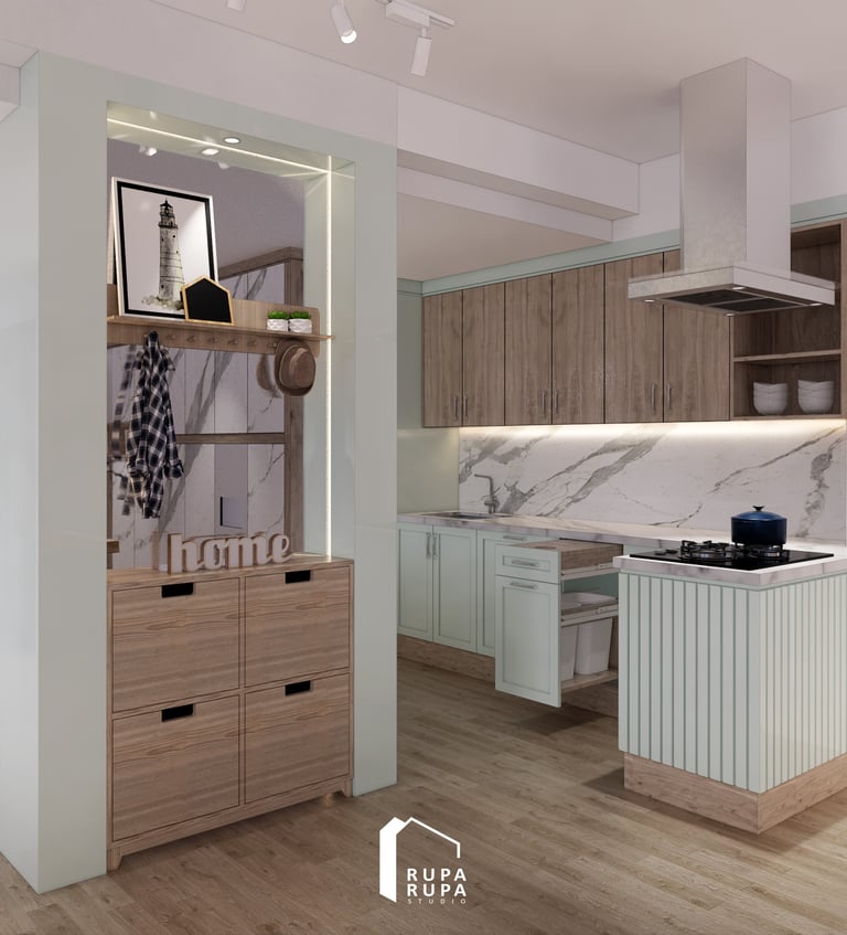 Jasa desain interior kitchen set area Jogja, Solo, Semarang, Sukoharjo dan Bali