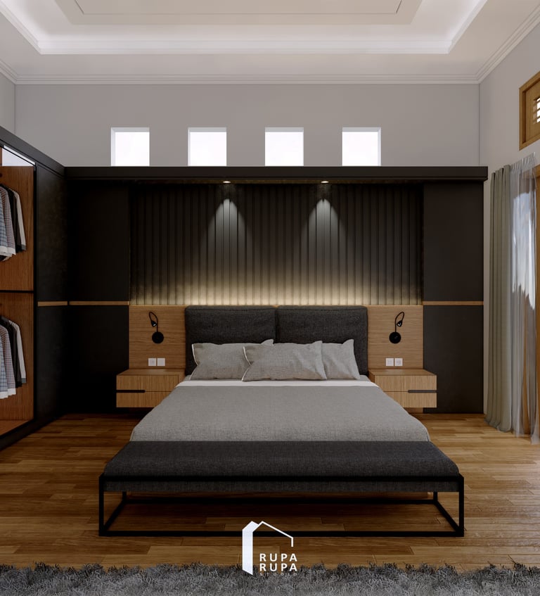 Jasa desain interior kamar tidur area Jogja, Solo, Semarang, Sukoharjo dan Bali