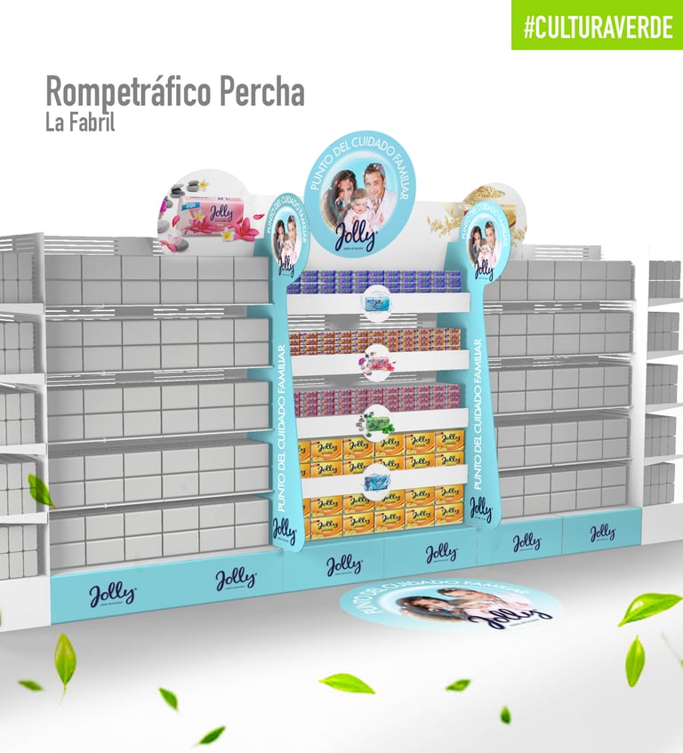 Rompe tráfico para autoservicios y puntos de venta