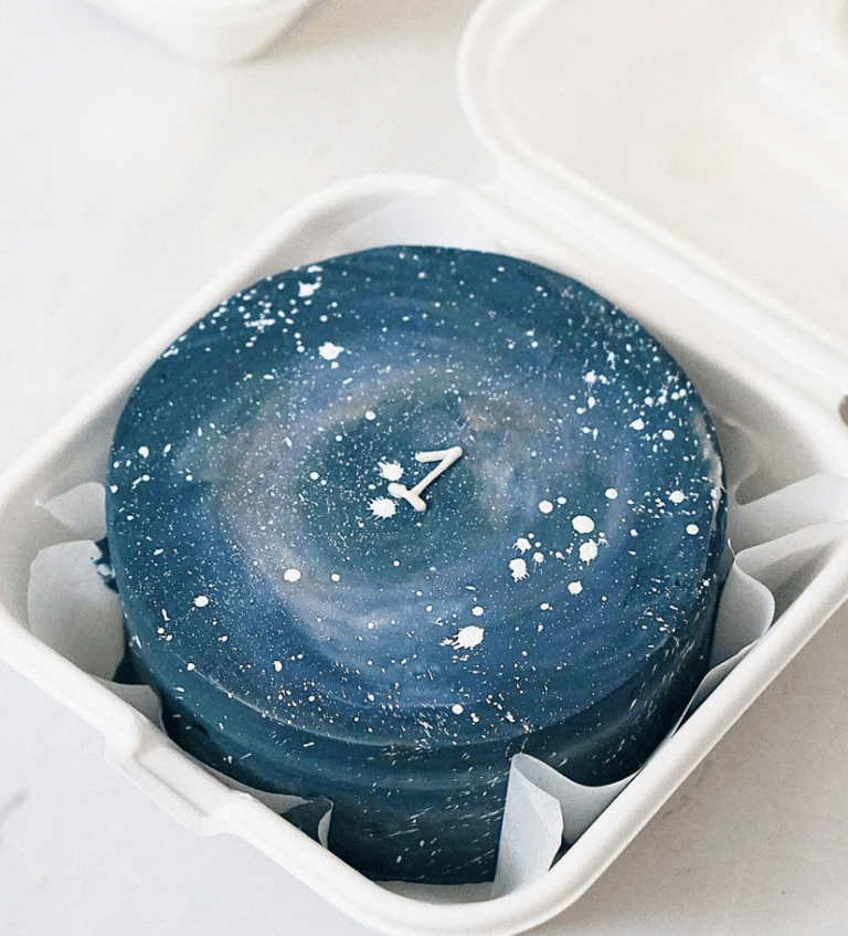 a cake with a clock on it
