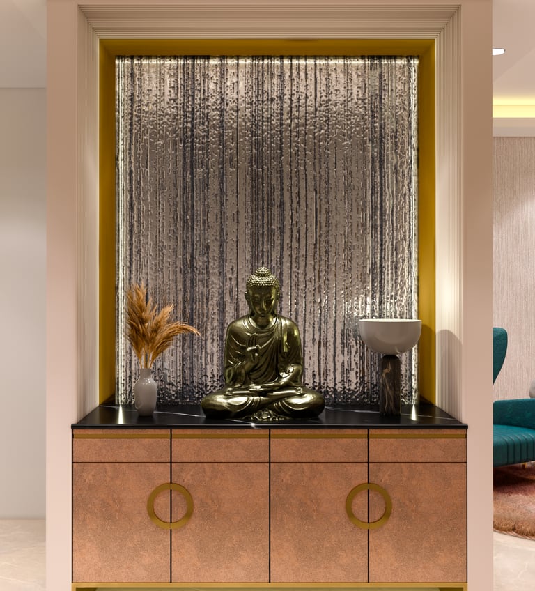 Interior Design - Budha Statue at Entrance Foyer
