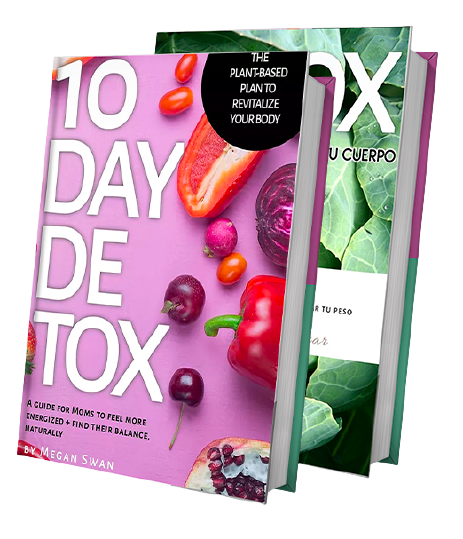 a book cover of 10 books with a variety of vegetables