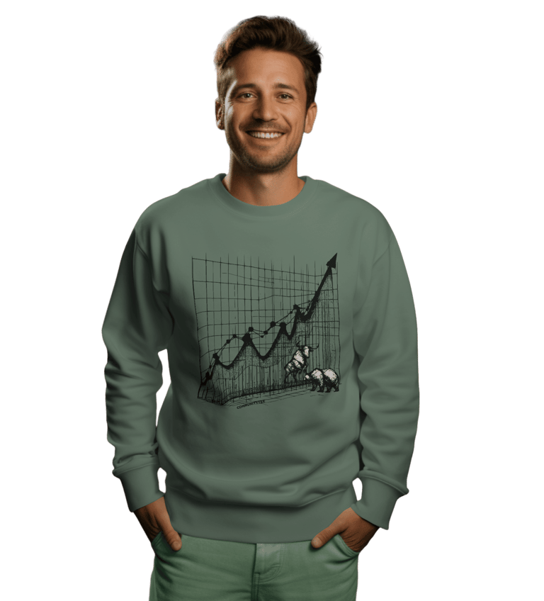 Bullen- und Bärenmarkt Blog und Sweater