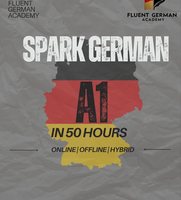 Best German Language Class Chennai A1 Level Poster