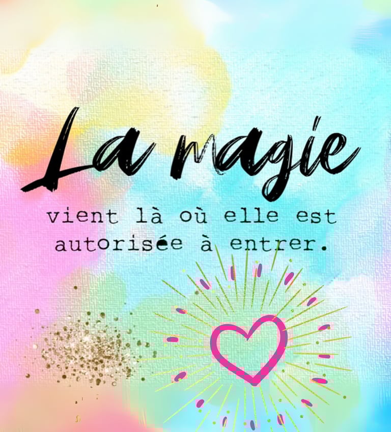 la magie vient là où elle est autorisée à entrer - libération du péricarde Céline & Florine