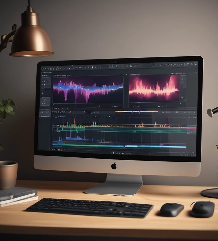 A serene landscape video still showing soft morning light over rolling hills