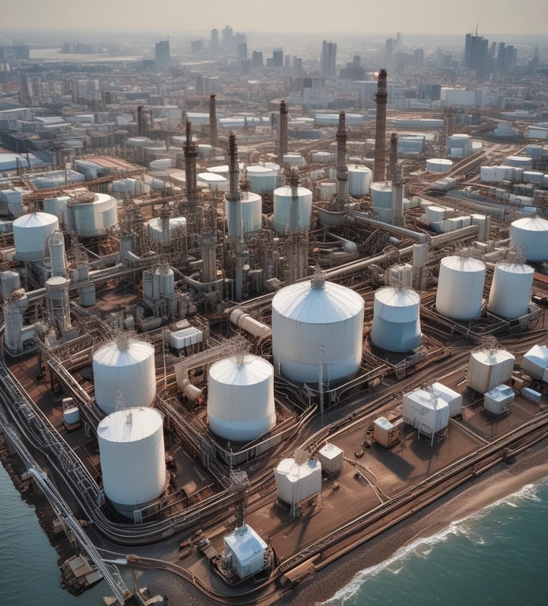 An image showcasing a variety of chemical products.