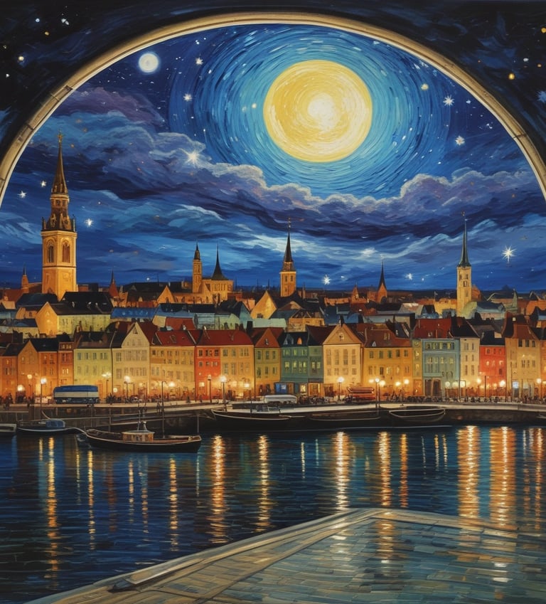 A detailed illustration of a paint bucket with orange paint dripping from it is centered within an ornate frame, reminiscent of currency notes. The design is displayed on a brick wall with black and white graffiti in the background.