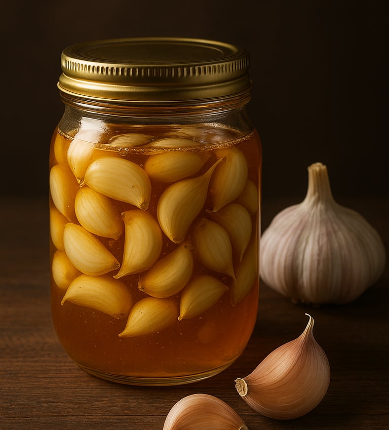 garlic and honey