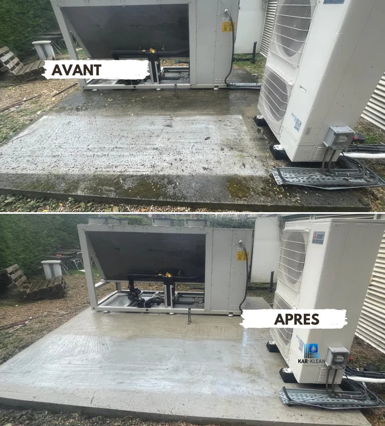 avant après nettoyage climatisation