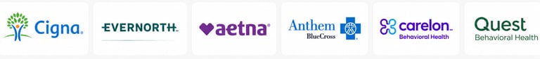 Edimera Health accepts Aetna, Cigna, Anthem  Blue Cross, Carelon and Quest Behavioral Health plans