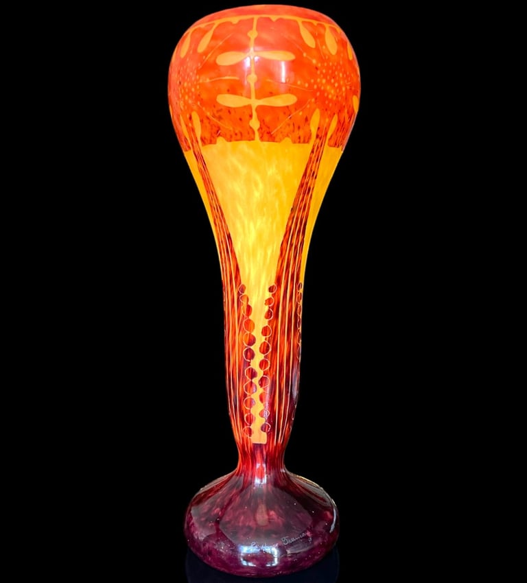 Vase Amarantes Le verre Français