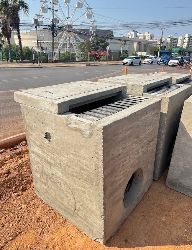 Poço de visita concreto