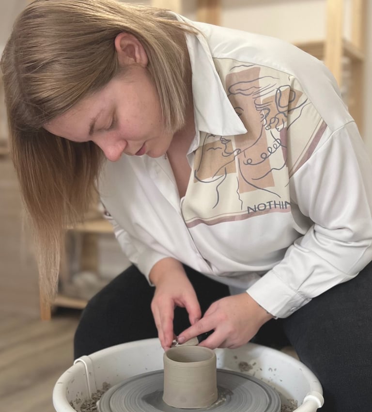 Manon en plein tournassage