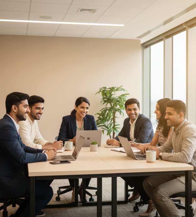 HR professional managing compliance documents and payroll systems