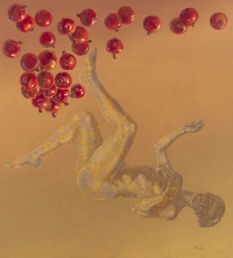 Rugpjūtis, ,Skaistė Verdingytė, Skaiste Verdingyte, kompozicijos, tapyba, aliejus, drobė