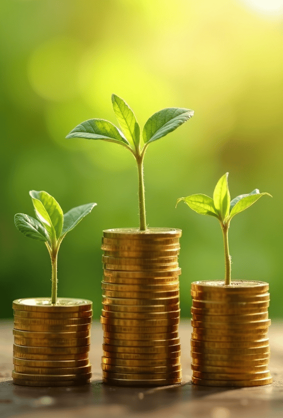 Moedas como sementes para gerar frutos que beneficiam que Comunidade Humana.