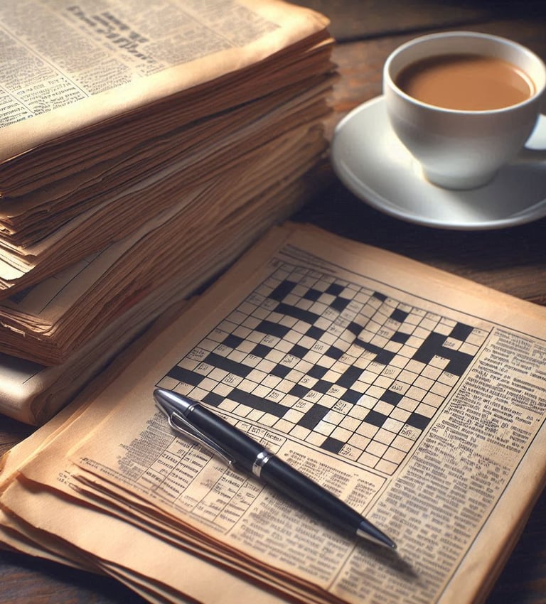 Empilement de grilles de mots croisés