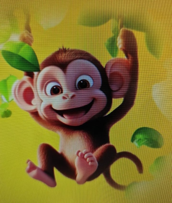 Exemplo de mascote 3d enviado pelo cliente