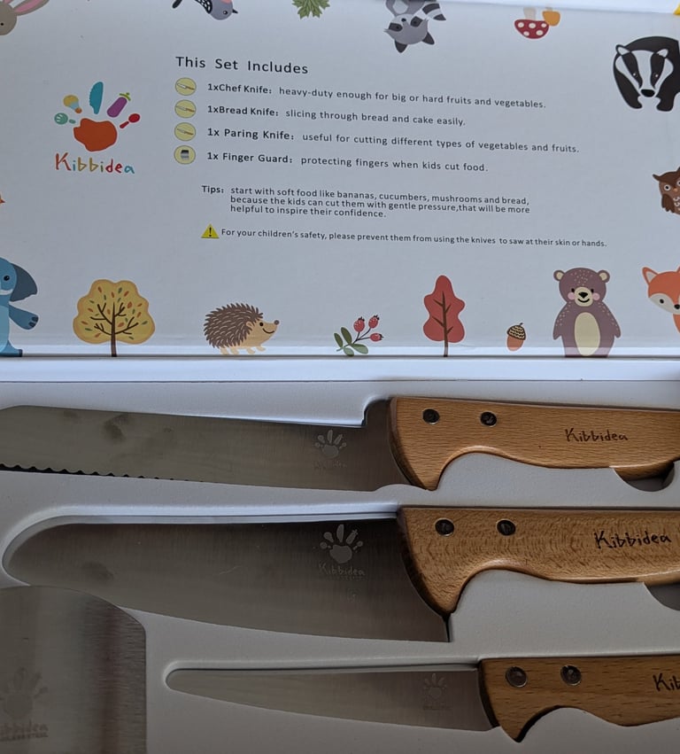 Toddler safe knives