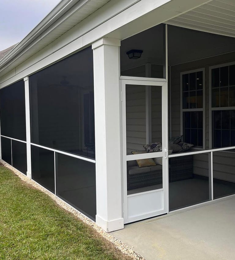 High-quality screen systems for porches and patios in Charleston, SC.