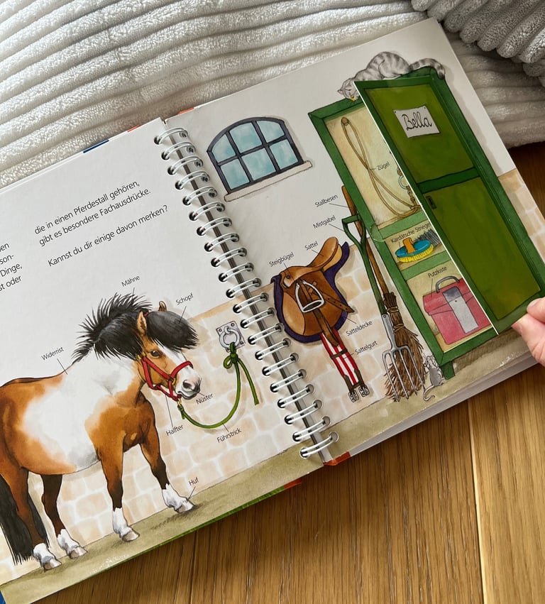 Blick in das Buch wieso, weshalb, warum junior - Das Pony
