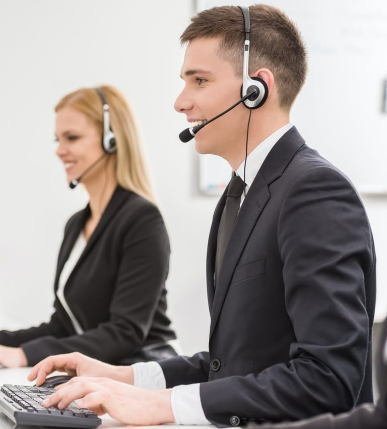 CS staff at work