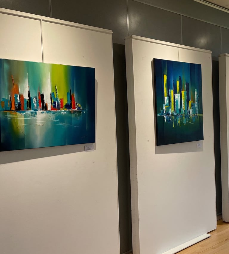 exposition de tableaux d'art
